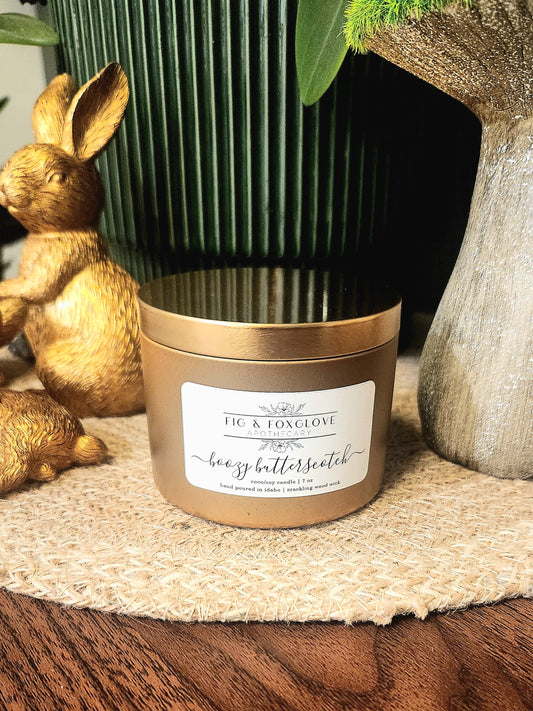 8 oz Crackle Candle